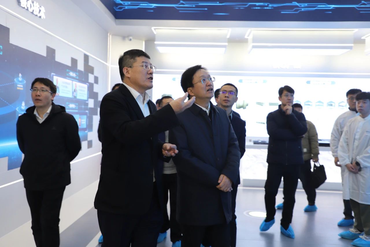 雄安新區領導一行赴雄安百信智能制造基地調研